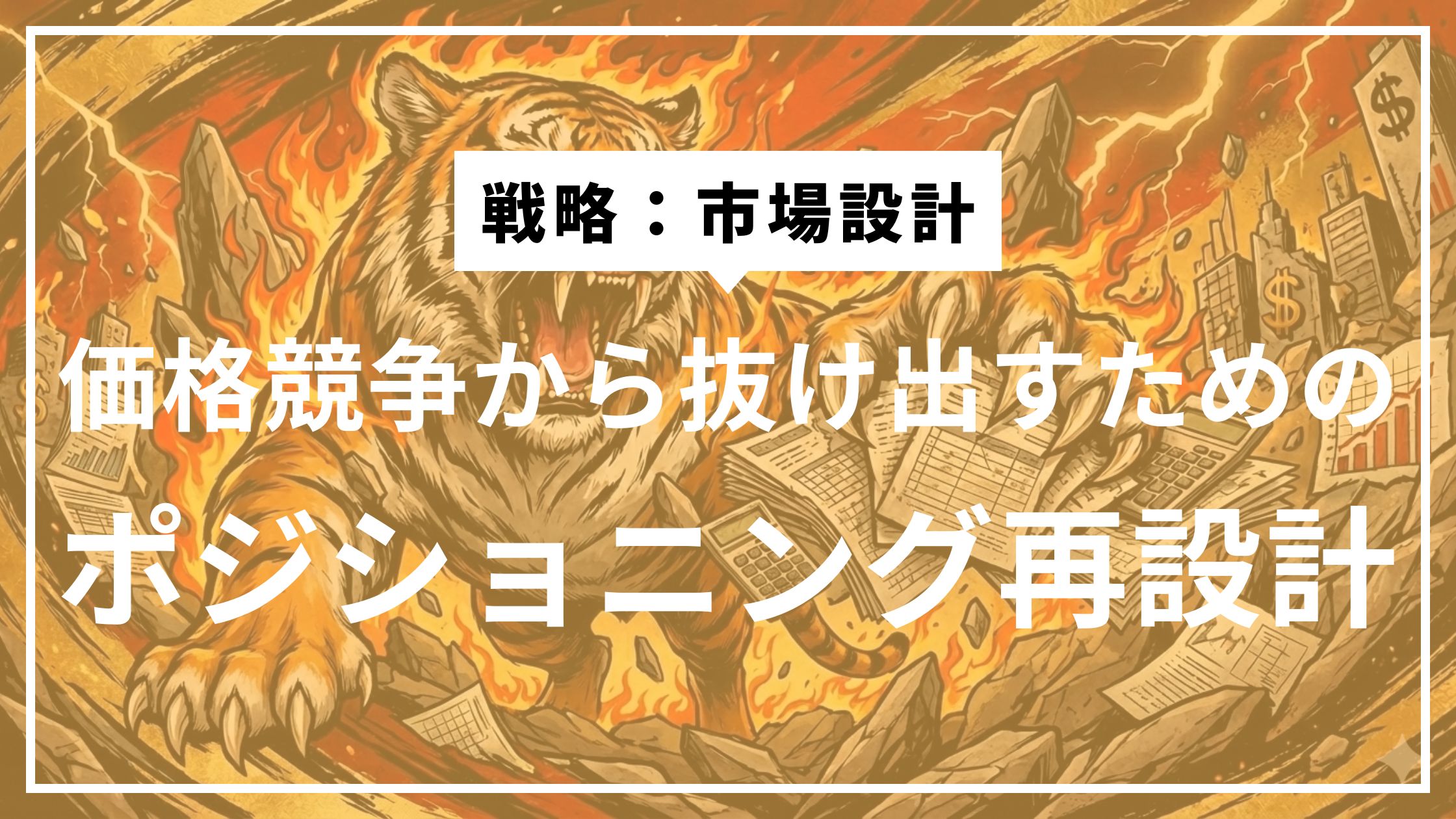 ⑥STEP5・6|価格競争に巻き込まれない“ポジション仮説”を言葉にする